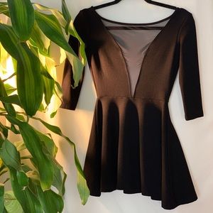 A.A. Black cocktail dress.